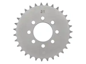 GPO sprocket 31 teeth (8 hole) galvanized | Tomos GPO sprocket 31 teeth (8 hole) galvanized | Tomos