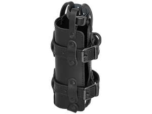 Bottle holder leather black Bottle holder leather black