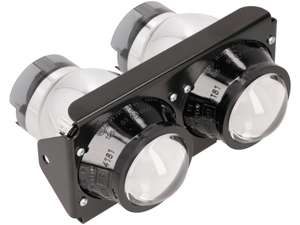 Double headlight black original | Tomos Fun Sport'R, Sprint, Youngster, Racing Double headlight black original | Tomos Fun Sport'R, Sprint, Youngster, Racing