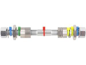 swiing® ingenious wheel axle for bearing conversion kit Snowflake front wheel | Hercules Prima swiing® ingenious wheel axle for bearing conversion kit Snowflake front wheel | Hercules Prima