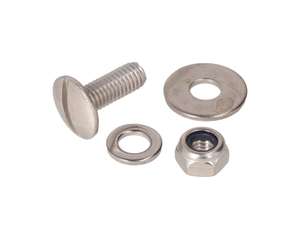 Screw set mudguard strut Inox Screw set mudguard strut Inox