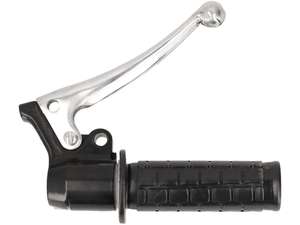 Gas Throttle Grip 273, Black, Sheet Metal Lever, Round, Block Grip Cover Gas Throttle Grip 273, Black, Sheet Metal Lever, Round, Block Grip Cover