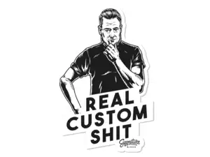 Siggnature sticker "Real Custom Shit" 65 x 100 mm Siggnature sticker "Real Custom Shit" 65 x 100 mm