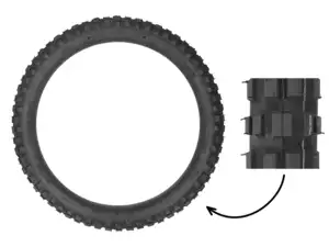 VeeRubber 2.50 x 17" tires VRM031 (V031) studs VeeRubber 2.50 x 17" tires VRM031 (V031) studs