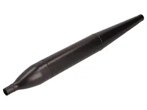 Rear muffler flute Ø 28 / 70 mm black Rear muffler flute Ø 28 / 70 mm black