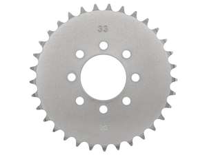 GPO sprocket 33 teeth (8 hole) galvanized | Tomos GPO sprocket 33 teeth (8 hole) galvanized | Tomos