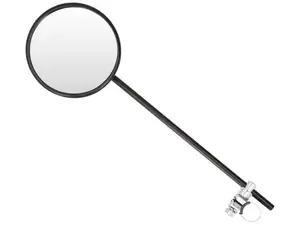 Bumm mirror round Inox black Bumm mirror round Inox black