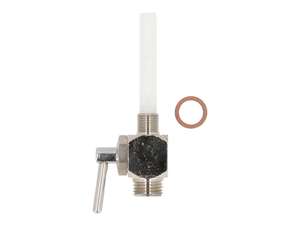 OMG fuel tap vertical 1/8" / M10x0.9 bottom outlet OMG fuel tap vertical 1/8" / M10x0.9 bottom outlet