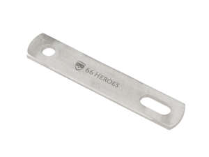 66HEROES Exhaust bracket 75 mm flat Inox 66HEROES Exhaust bracket 75 mm flat Inox