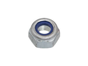 Stop nut M10x1.25 fine thread galvanized (10 strength) Stop nut M10x1.25 fine thread galvanized (10 strength)