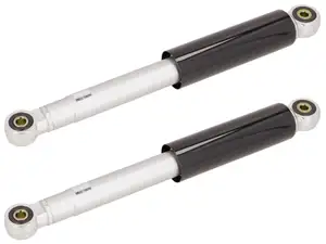 Shock absorber 30 cm silver / black (pair) | Puch Maxi S, Supermaxi Shock absorber 30 cm silver / black (pair) | Puch Maxi S, Supermaxi