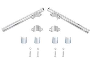 Stub handlebar 25 cm chrome (26 - 28 mm fork leg) Stub handlebar 25 cm chrome (26 - 28 mm fork leg)