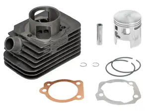 Malossi 46.5 mm cylinder kit without head 10 mm KoBo | Piaggio Ciao, SI, Bravo, Boxer Malossi 46.5 mm cylinder kit without head 10 mm KoBo | Piaggio Ciao, SI, Bravo, Boxer