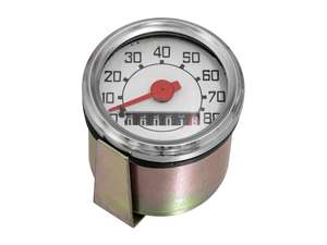 Speedometer 80 km/h Ø 48 mm (Veglia replica) | Piaggio Ciao, SI, Bravo, Boxer Speedometer 80 km/h Ø 48 mm (Veglia replica) | Piaggio Ciao, SI, Bravo, Boxer