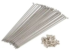 WWS 22" spoke set incl. nipple (2.6 x 245 mm) Inox WWS 22" spoke set incl. nipple (2.6 x 245 mm) Inox