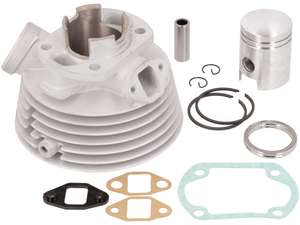 Power1 38 mm cylinder kit aluminum (square intake) | Sachs 50/3, 50/4 fan-cooled Power1 38 mm cylinder kit aluminum (square intake) | Sachs 50/3, 50/4 fan-cooled
