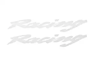 Pair of racing glue white Pair of racing glue white