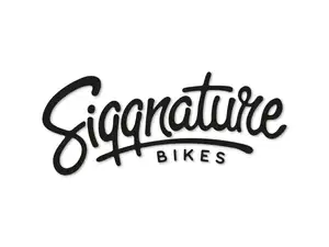 Siggnature sticker "Siggnature Bikes" foil plot 120 x 50 mm black Siggnature sticker "Siggnature Bikes" foil plot 120 x 50 mm black