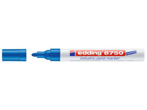 edding 8750 industrial paint marker 2 - 4 mm blue edding 8750 industrial paint marker 2 - 4 mm blue