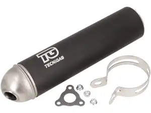 Tecnigas silencer with 3-point mount Tecnigas silencer with 3-point mount