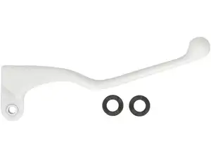 Domino brake lever right long aluminum white NOS Domino brake lever right long aluminum white NOS