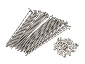 GPO spoke set incl. nipple (2.9 x 157 mm) rear wheel Inox | Piaggio Ciao, Bravo, Boxer GPO spoke set incl. nipple (2.9 x 157 mm) rear wheel Inox | Piaggio Ciao, Bravo, Boxer