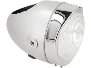 Egg lamp Ø 103 mm (side mounting) silver / chrome Egg lamp Ø 103 mm (side mounting) silver / chrome