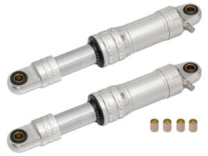 Shock absorber aluminum CNC 28 cm compressed air extra strong silver Shock absorber aluminum CNC 28 cm compressed air extra strong silver