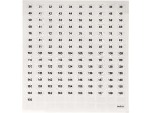 swiing® revival sticker sheet 30 - 170 Nozzle labeling swiing® revival sticker sheet 30 - 170 Nozzle labeling