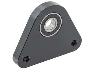 swiing® ingenious triangular bearing plate aluminum black | Piaggio Ciao, SI, Bravo, Grillo swiing® ingenious triangular bearing plate aluminum black | Piaggio Ciao, SI, Bravo, Grillo