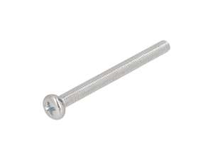 M3x35 Pan Head Screw, Phillips, Zinc-Plated M3x35 Pan Head Screw, Phillips, Zinc-Plated