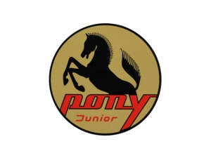 Pony Junior" sticker Ø 48 mm Tank Sachs coat of arms Pony Junior" sticker Ø 48 mm Tank Sachs coat of arms