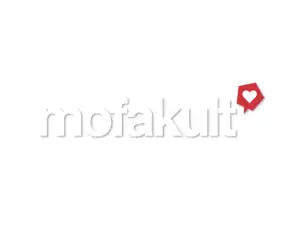mk-Merch sticker "mofakult" foil plot 120 x 30 mm white mk-Merch sticker "mofakult" foil plot 120 x 30 mm white
