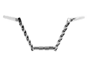 Handlebar fork plate 20 cm turned chrome Handlebar fork plate 20 cm turned chrome