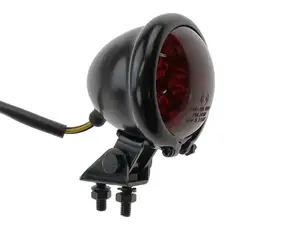 66HEROES rear light "Minnesota" red lens black 66HEROES rear light "Minnesota" red lens black