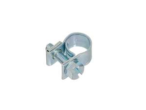 Solid Screw Clamp, 8–10 mm, W1, Galvanized Solid Screw Clamp, 8–10 mm, W1, Galvanized