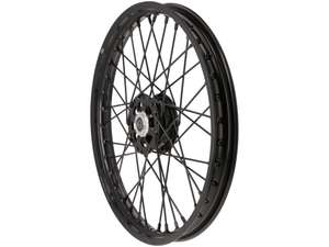 Spoked rim 17" front aluminum CNC solid black Spoked rim 17" front aluminum CNC solid black