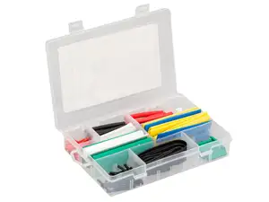 BGS shrink tubing assortment box colored 171 pcs. BGS shrink tubing assortment box colored 171 pcs.