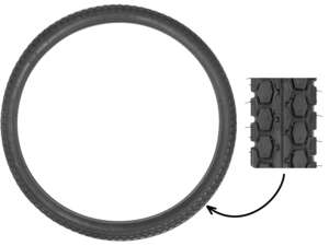 Continental 2.00 x 22" tires KKS | NSU Quickly Continental 2.00 x 22" tires KKS | NSU Quickly