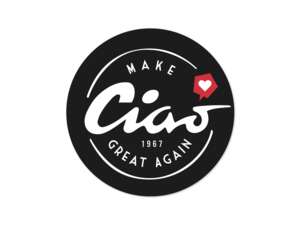 mk-Merch sticker "Make Ciao great again" Ø 60 mm black mk-Merch sticker "Make Ciao great again" Ø 60 mm black