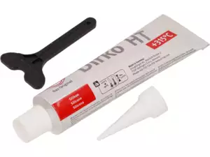 Elring Dirko HT sealing compound beige (silicone) 70 ml permanently elastic up to 315°C Elring Dirko HT sealing compound beige (silicone) 70 ml permanently elastic up to 315°C