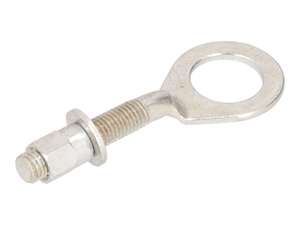 Wheel clamp Ø 16.4 mm M7 washer cranked galvanized Wheel clamp Ø 16.4 mm M7 washer cranked galvanized