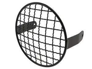 Lamp grille round black Lamp grille round black