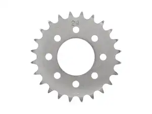 GPO sprocket 24 teeth (8 hole) galvanized | Tomos GPO sprocket 24 teeth (8 hole) galvanized | Tomos