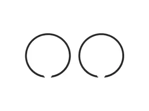 DMP piston rings 38x1.5 mm black (pair) | Puch DMP piston rings 38x1.5 mm black (pair) | Puch