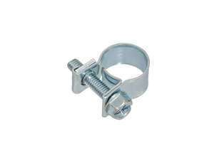 Solid Screw Clamp, 10–12 mm, W1, Galvanized Solid Screw Clamp, 10–12 mm, W1, Galvanized