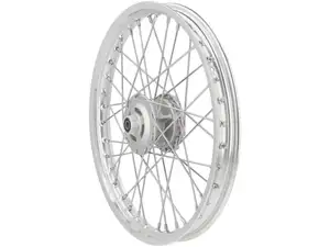 Spoked rim 17" rear aluminum CNC solid silver Spoked rim 17" rear aluminum CNC solid silver