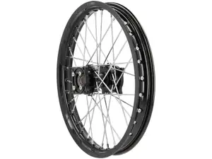 Spoked rim 17" solid aluminum for rear disc brake Cross Spoked rim 17" solid aluminum for rear disc brake Cross