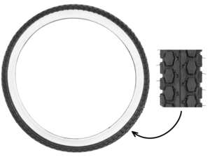 Continental 2.00 x 19" tires whitewall Continental 2.00 x 19" tires whitewall