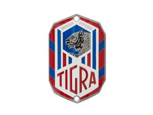"TIGRA" Curved Head Tube Brand Plate | Tigra "TIGRA" Curved Head Tube Brand Plate | Tigra